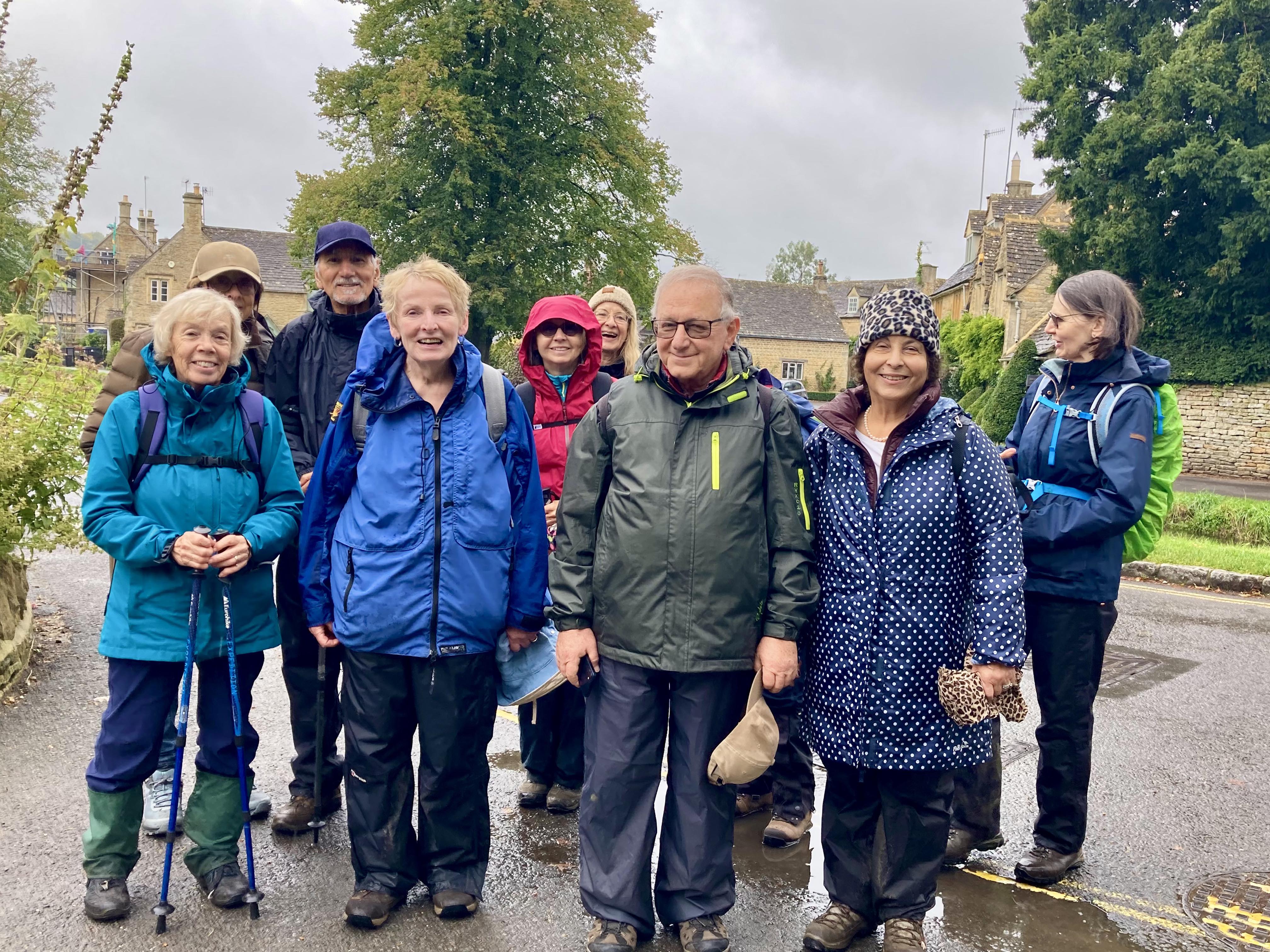 Short walks group in Lower Slaughter